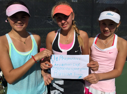 Анастасия Потапова начинает выступление на Eddie Herr-2014