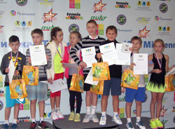"Академики" попали в призеры парного турнира ЕРТЛ 10s Minitennis 
