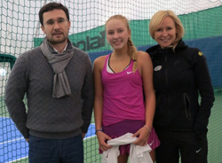 Samsung Cup. Настя Потапова стала третьей в одиночке и второй в паре