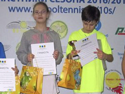 В Академии разыграны призы турнира ЕРТЛ 10s Minitennis