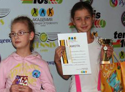 Евдокия Волкова стала 2-й на турнире ЕРТЛ 10s Minitennis "Зеленый мяч"