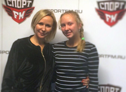Настя Потапова и Ирина Доронина в гостях на Спорт FM