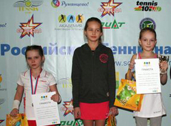 Вика Милованова стала 2-й на домашнем турнире ЕРТЛ 10s "Minitennis"