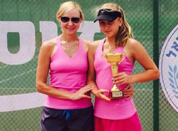 Первая победа Насти Потаповой на турнире ITF