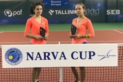 София Зуева сыграла в финале TE2 Narva Cup U14 в парном разряде