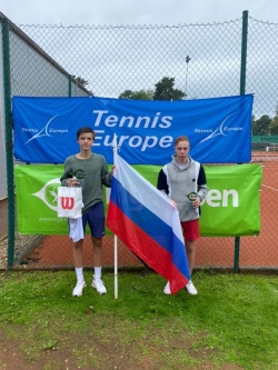 Максим Власов - серебряный призер TE2 Riga Open- Inspired by tennis U14