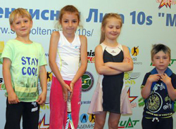 Дебют на турнире ЕРТЛ 10s Minitennis в Академии!