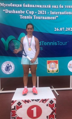 Поздравляем Викторию Милованову с титулом на турнире ITF Juniors в Душанбе!