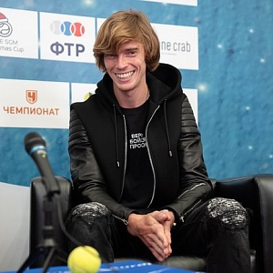 TE ONE SGM Christmas Cup 2020 U14 Super Category. ATP Tour Top player Andrey Rublev interview