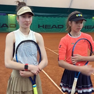 Онлайн-тренировка по теннису Татьяны Жуковской с Анной Пушкарёвой и Мариной Лубшевой