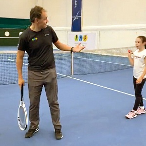 Онлайн-тренировка по теннису с Владиславом Скворцовым и Амелией Кононенко