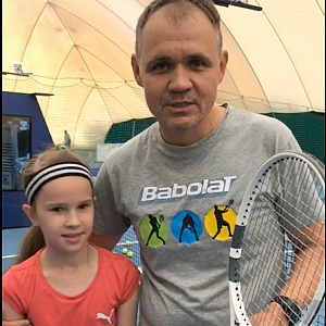 Тренировка по теннису с Владиславом Скворцовым и Марией Мальцевой