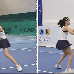 Daria Shadchneva tennis practices highlights, 17.12.2020